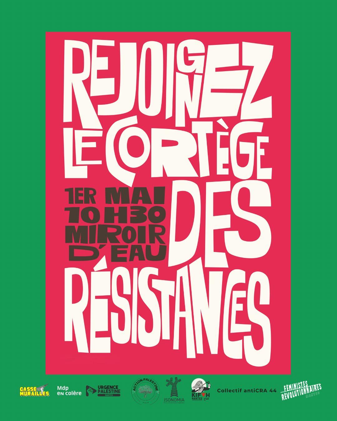 Le 1er Mai dans le Cortège des Résistances
